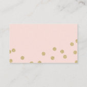 Bumble Bee Baby Luier Raffle Roze Informatiekaartje (Achterkant)