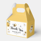 Bumble Bee Baby shower Bedankdoosjes (Voorkant Zijde)