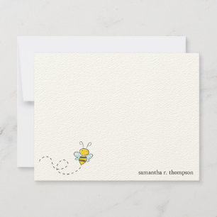 Bumble bee Baby shower Bedankt voor je briefkaart