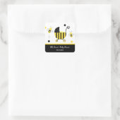 Bumble Bee Baby shower begunstigen Stickers Etiket (Tas)