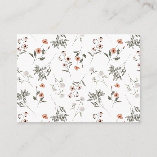 Bumble Bee Baby shower Book Request Informatiekaartje (Achterkant)