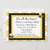 Bumble Bee Baby shower Invitation Kaart (Voorkant)