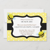 Bumble Bee Baby shower Invitation Kaart (Voorkant)