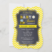 Bumble Bee Baby Shower Invitations Kaart (Voorkant)