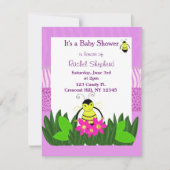 Bumble Bee Baby shower Kaart (Voorkant)