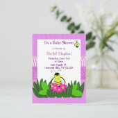 Bumble Bee Baby shower Kaart (Staand voorkant)