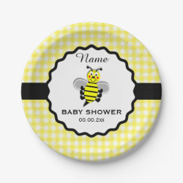Bumble Bee Baby shower Paper Bord