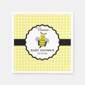 Bumble Bee Baby shower Paper Napkin Servet (Voorkant)