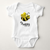 Bumble Bee Baby shower Romper (Voorkant)