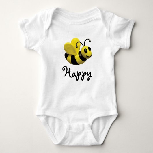 Bumble Bee Baby shower Romper (Voorkant)