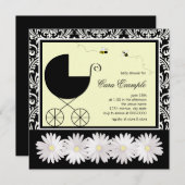 Bumble Bee Baby Shower Uitnodigingen (Voorkant / Achterkant)