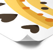 Bumble Bee Baby shower Welkom Poster (Hoek)