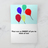 Bumble Bee Baby Verjaardag Dank u kaarten (Binnen)