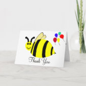 Bumble Bee Baby Verjaardag Dank u kaarten (Voorkant)