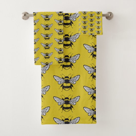 Bumble Bee Bad Handdoek (Insitu)