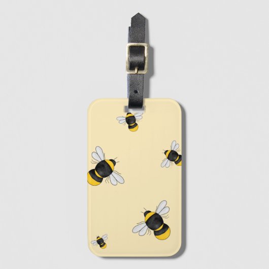 Bumble Bee bagagelabel (Voorkant (verticaal))