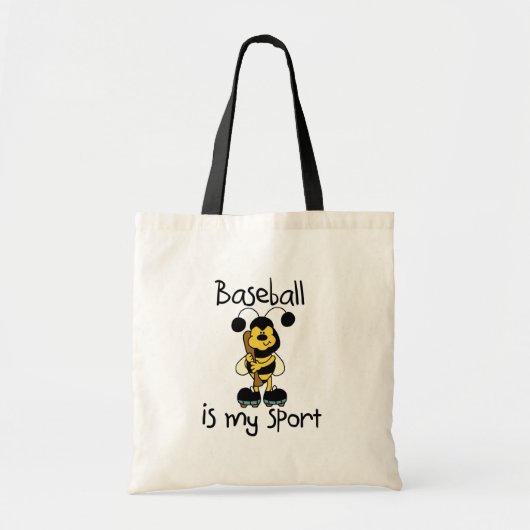 Bumble Bee Baseball Sport Tote Bag (Voorkant)