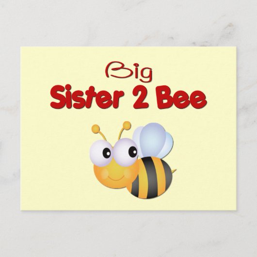 Bumble Bee Big Sister (Bumble Bee Big Sister) Briefkaart (Voorkant)