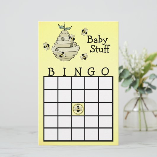 Bumble Bee Bingo (Staand voorkant)