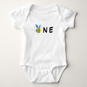 Bumble Bee Birthday 1st Romper