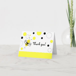 Bumble bee Birthday Folded Bedankt dat je kaarten 