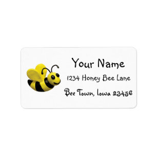Bumble Bee Birthday Party Etiket