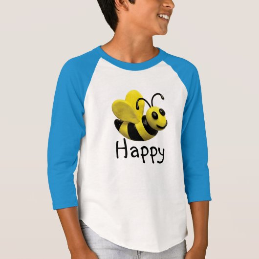 Bumble Bee Birthday Party T-shirt (Voorkant)