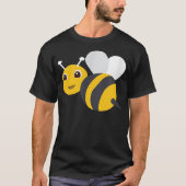 Bumble Bee Black Yellow with Stinger Cartoon Anima T-shirt (Voorkant)