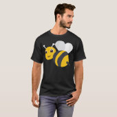 Bumble Bee Black Yellow with Stinger Cartoon Anima T-shirt (Voorkant volledig)