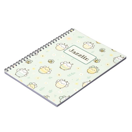 Bumble Bee Bliss Notitieboek (Linkerzijde)