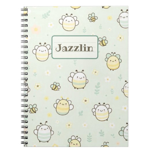 Bumble Bee Bliss Notitieboek (Voorkant)