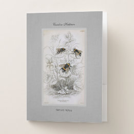 Bumble Bee Botanical op linen