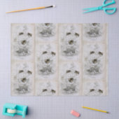 Bumble Bee Botanical Tissue Paper Tissuepapier (Craft)