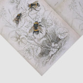 Bumble Bee Botanical Tissue Paper Tissuepapier (Detail)