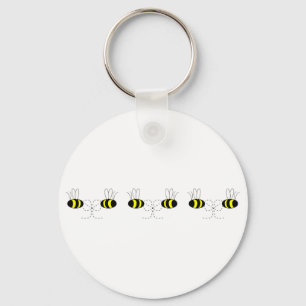 Bumble bee bows in een Sleutelhanger