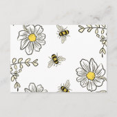 Bumble Bee brengt een Kaart voor het aanvragen van (Achterkant)