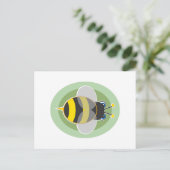 Bumble Bee Briefkaart (Staand voorkant)
