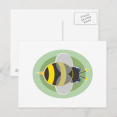 Bumble Bee Briefkaart (Voorkant / Achterkant)