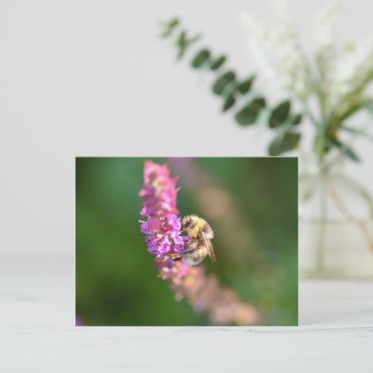 Bumble Bee Briefkaart (Staand voorkant)