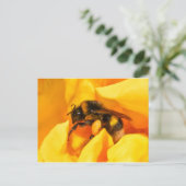 Bumble Bee Briefkaart (Staand voorkant)