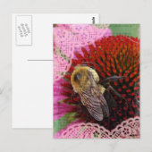 Bumble Bee Briefkaart (Voorkant / Achterkant)