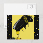 Bumble Bee Briefkaart (Voorkant / Achterkant)