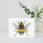 Bumble Bee Briefkaart (Staand voorkant)