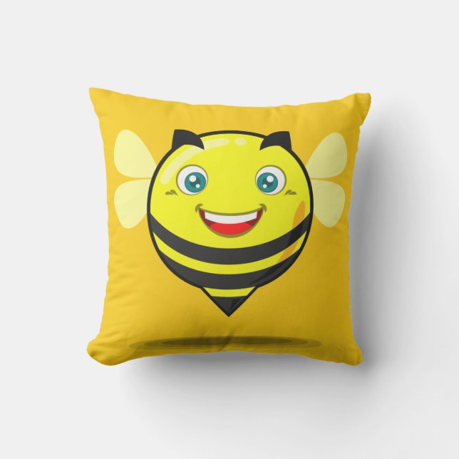Bumble Bee Buitenkussen (Voorkant)