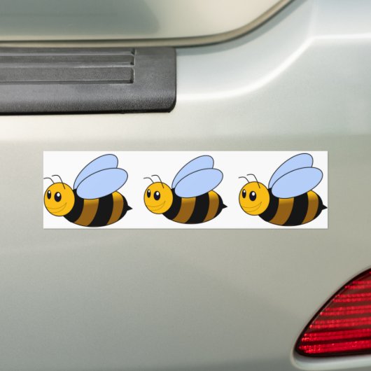 Bumble Bee Bumpersticker (Op auto)
