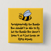 Bumble Bee Button (Voorkant)