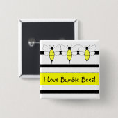 Bumble Bee  Button (Voorkant /achterkant)