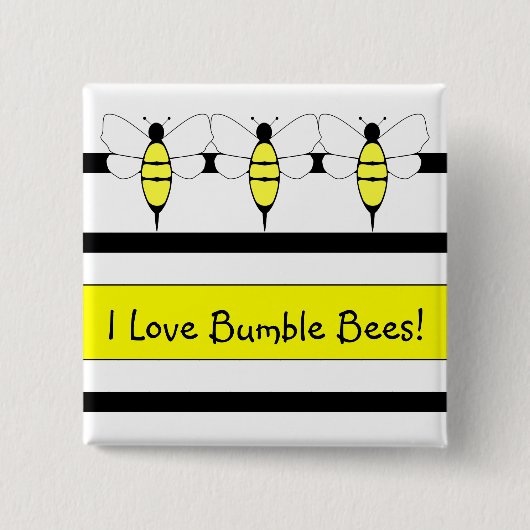 Bumble Bee  Button (Voorkant)