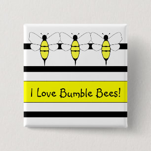 Bumble Bee  Button