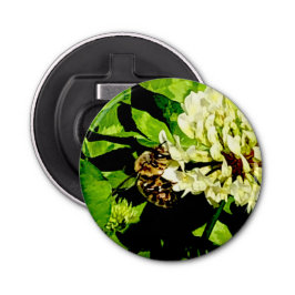 Bumble Bee Button Bottle Opener